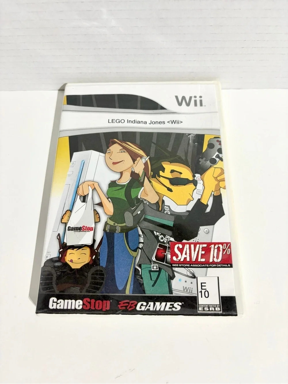 LEGO Indiana Jones 2 Adventure Continues Nintendo Wii 2009 Disc Case No Manual